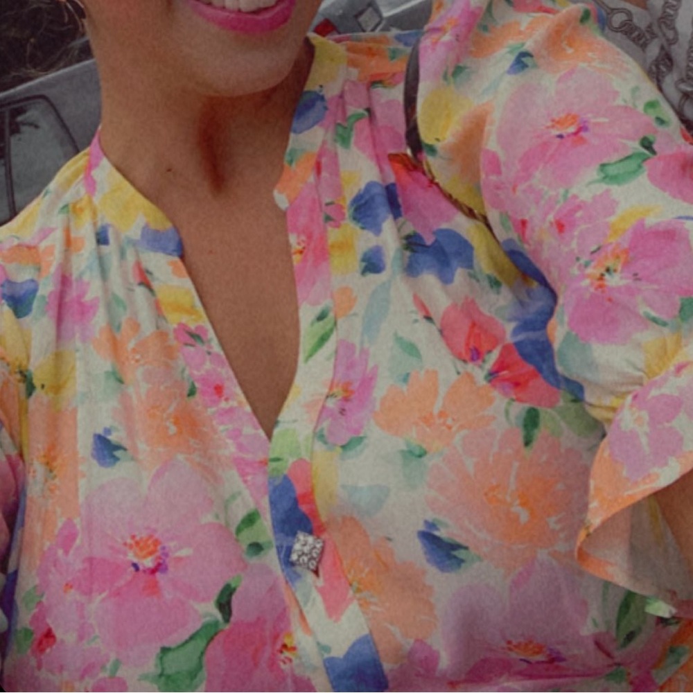 🌺🌸🌹🌷 FLORAL ZARA TOP